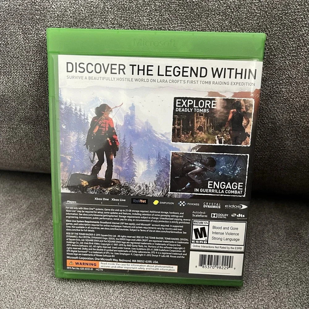 Rise Of The Tomb Raider - Microsoft Xbox One Working Tested!